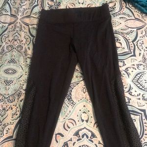 Black leggings with cutouts